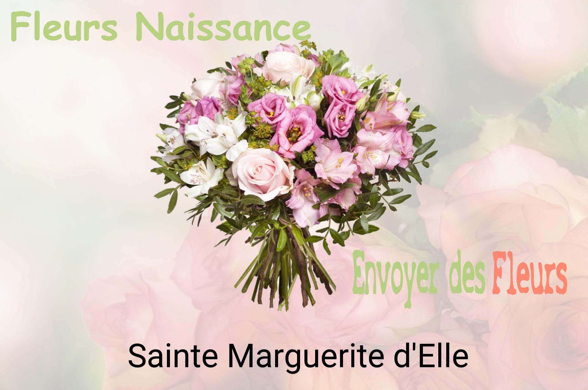 Bouquet de fleurs de naissance livré à Sainte-Marguerite-d'Elle