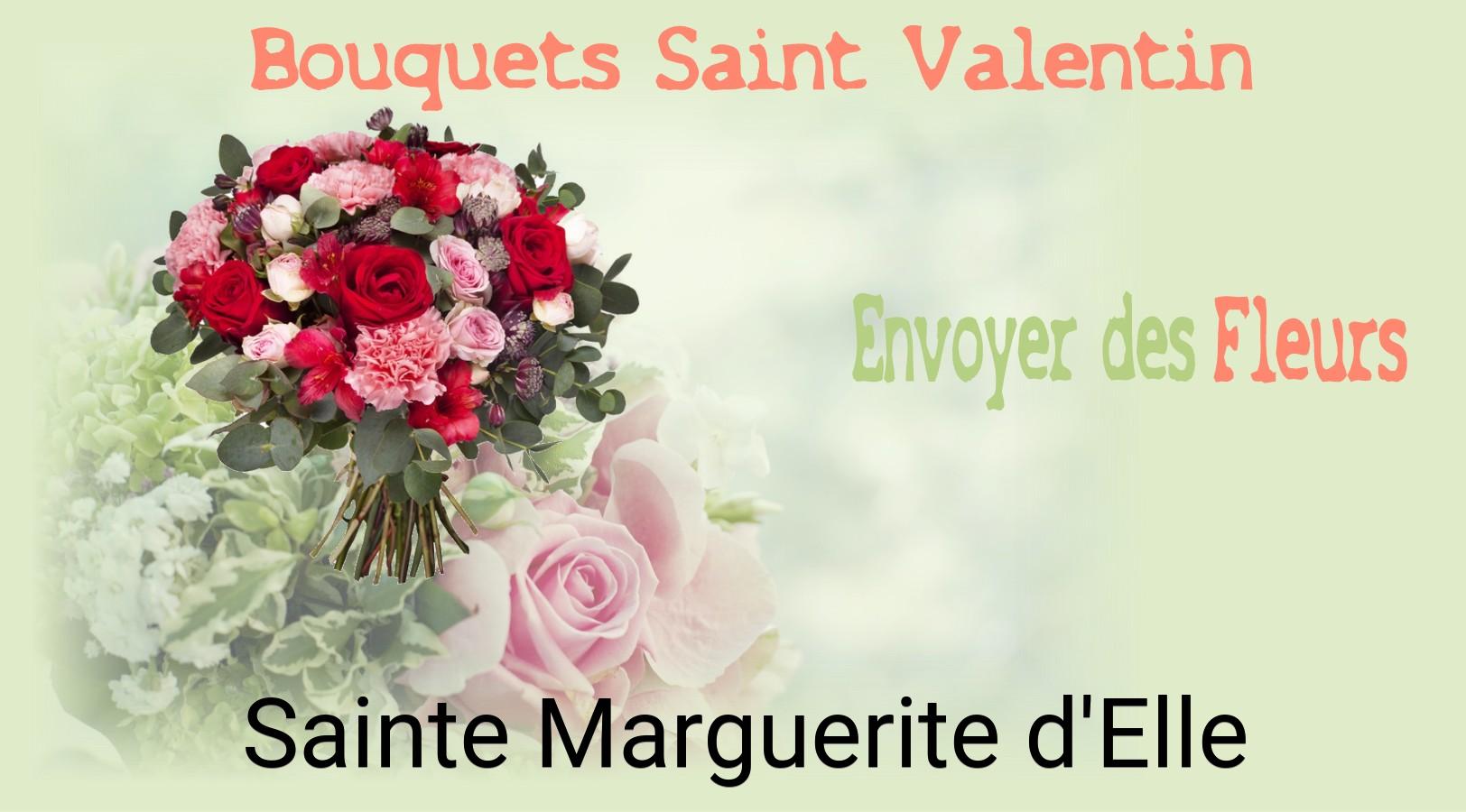 Roses de Saint-Valentin livrées à Sainte-Marguerite-d'Elle